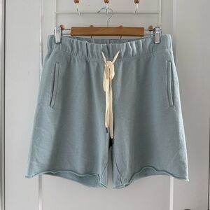 Rails light baby blue high-waisted long French Terry shorts - Medium
